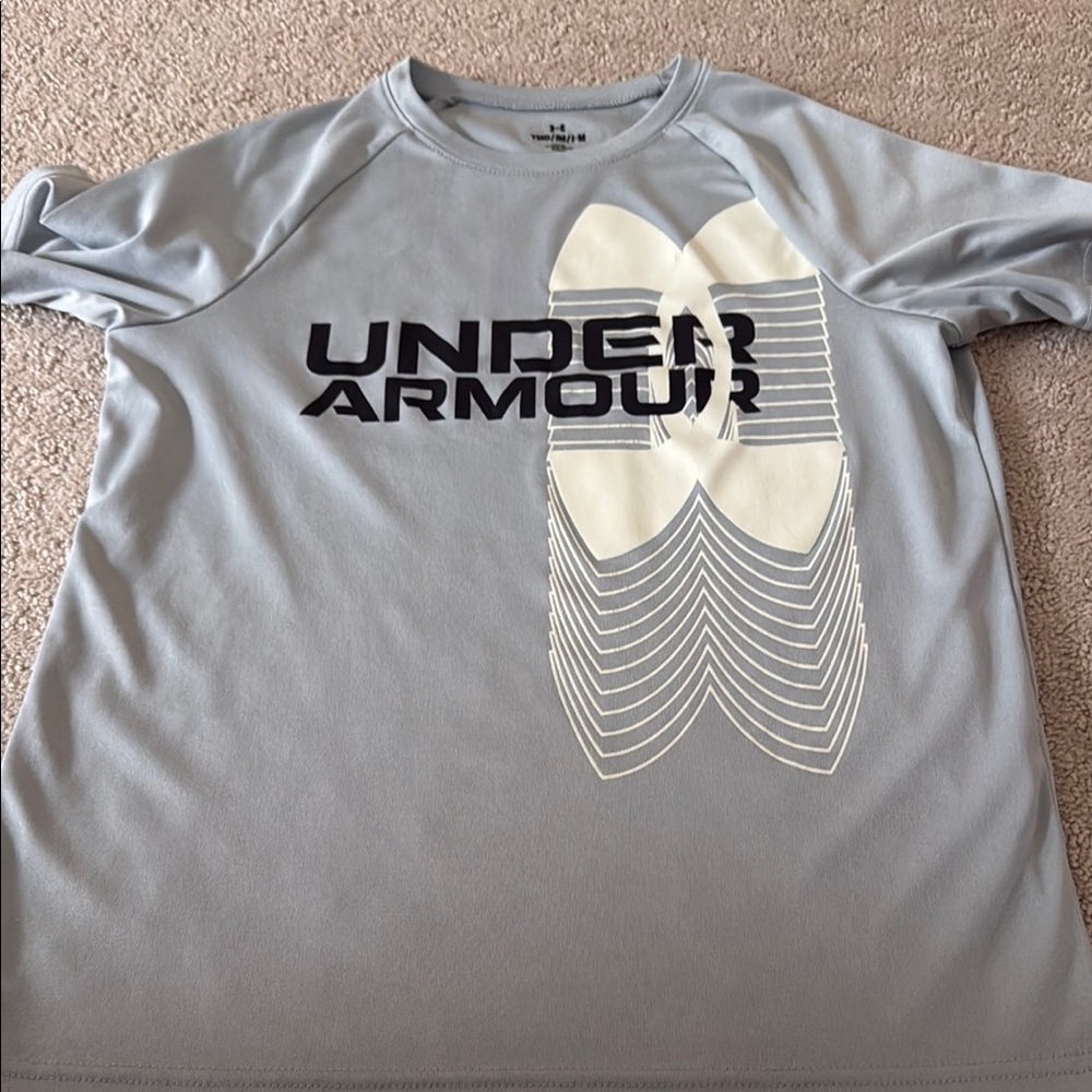 Under Armour Steel Gray Crew Neck Tee